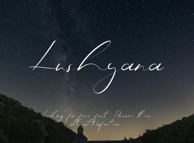 Lushyana Font