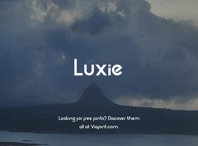 Luxie Font