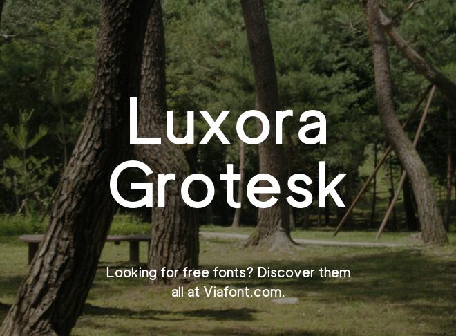 Luxora Grotesk Font