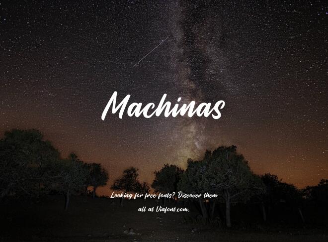 Machinas Font