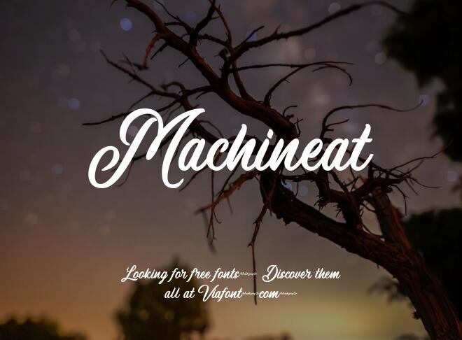 Machineat Font