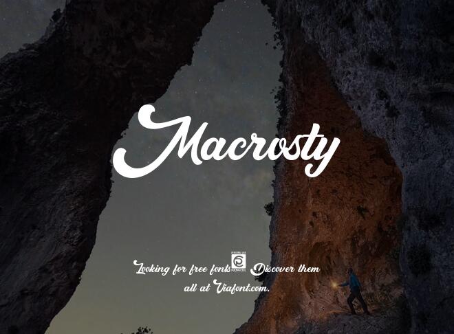Macrosty Font