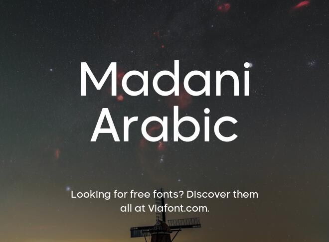 Madani Arabic Font