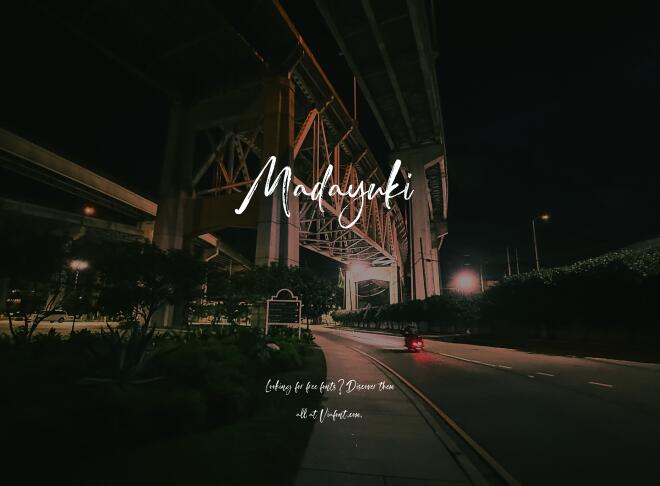 Madayuki Font