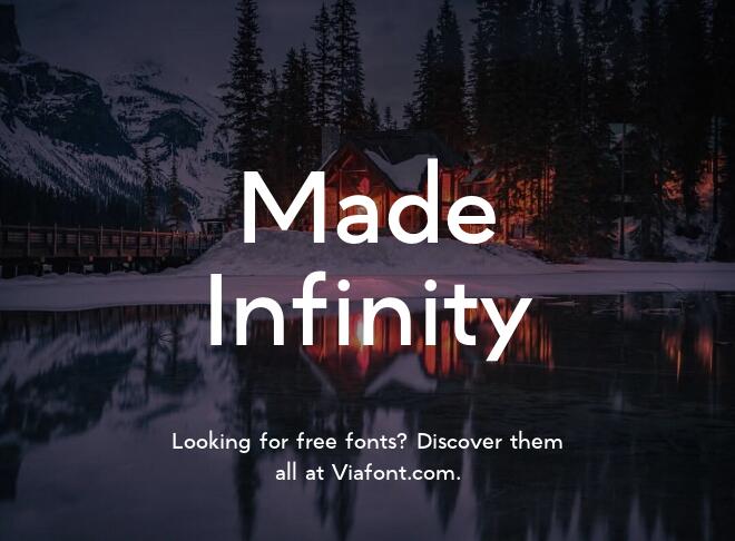 Made Infinity Font