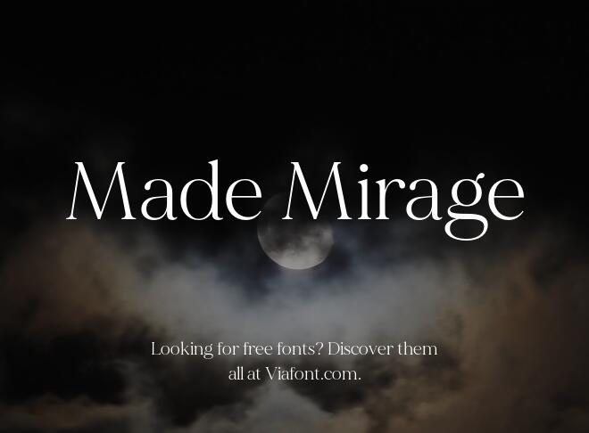 Made Mirage Font