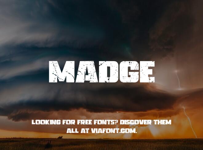 Madge Font
