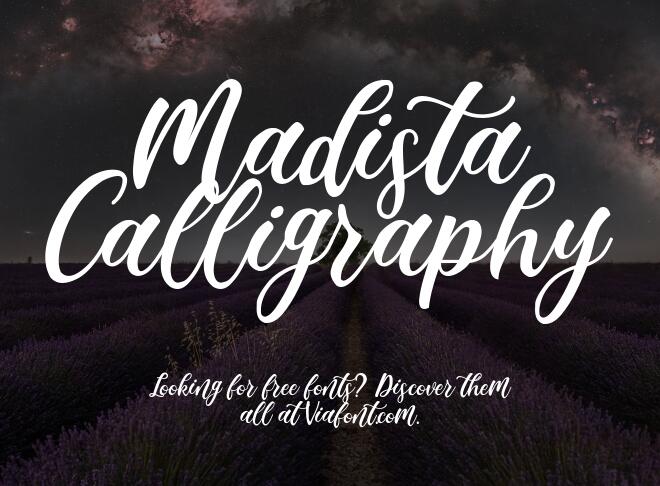 Madista Calligraphy Font