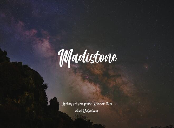 Madistone Font