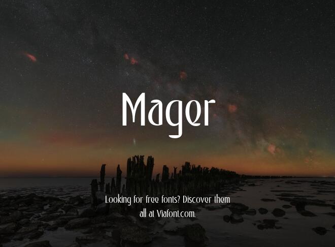 Mager Font