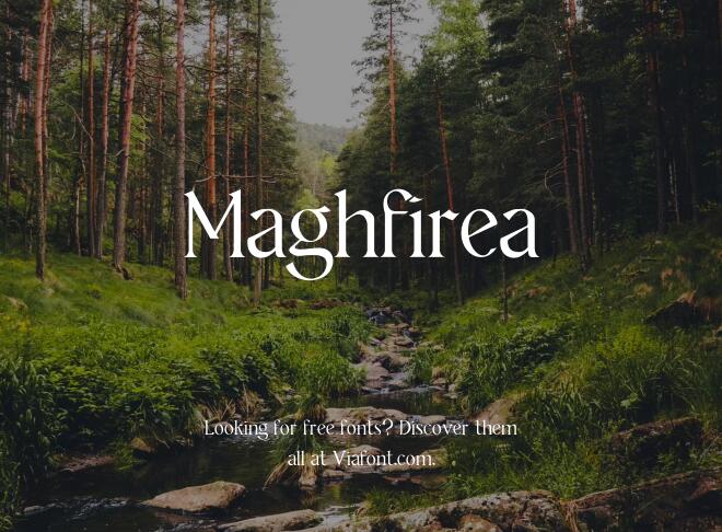 Maghfirea Font