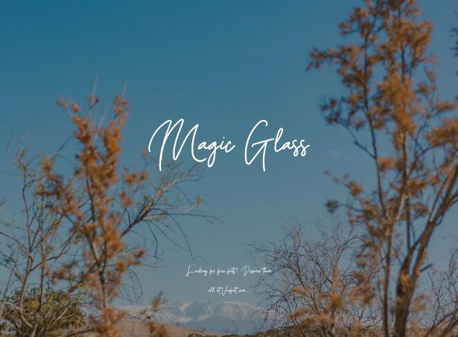 Magic Glass Font
