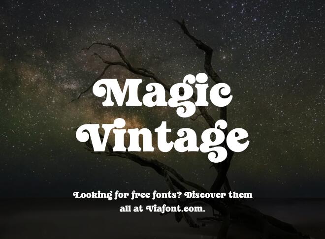 Magic Vintage Font