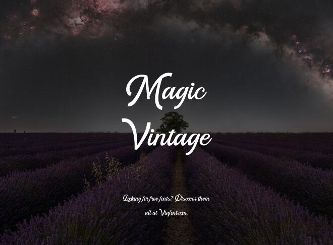 Magic Vintage Font