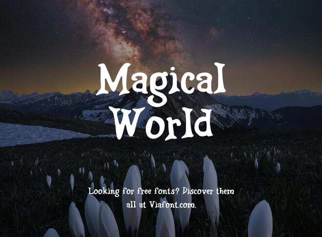 Magical World Font