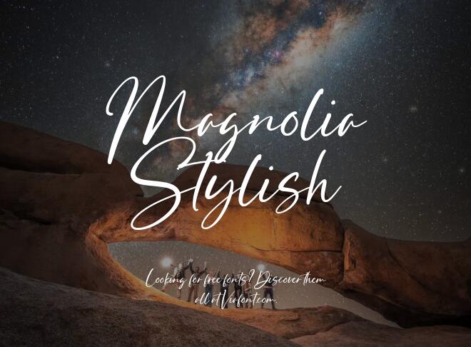 Magnolia Stylish Font