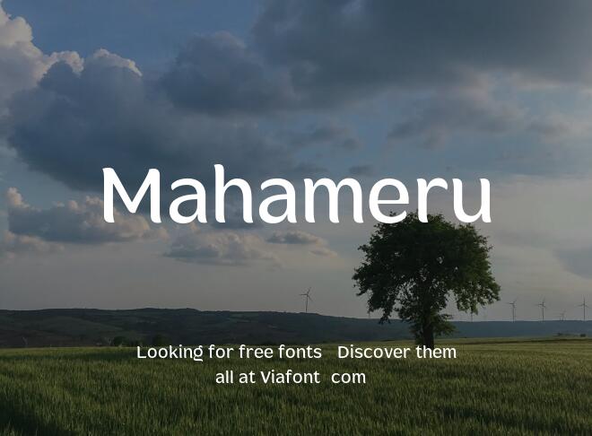 Mahameru Font