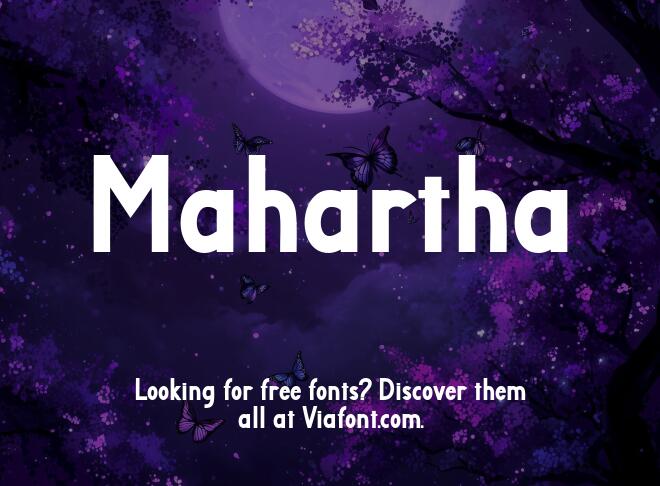 Mahartha Font