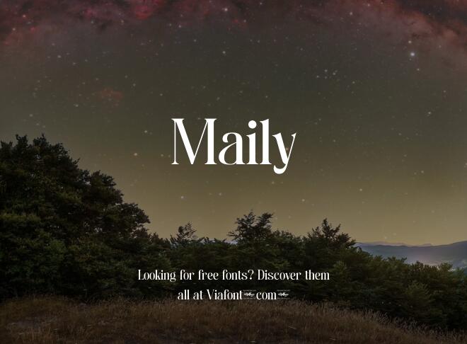 Maily Font