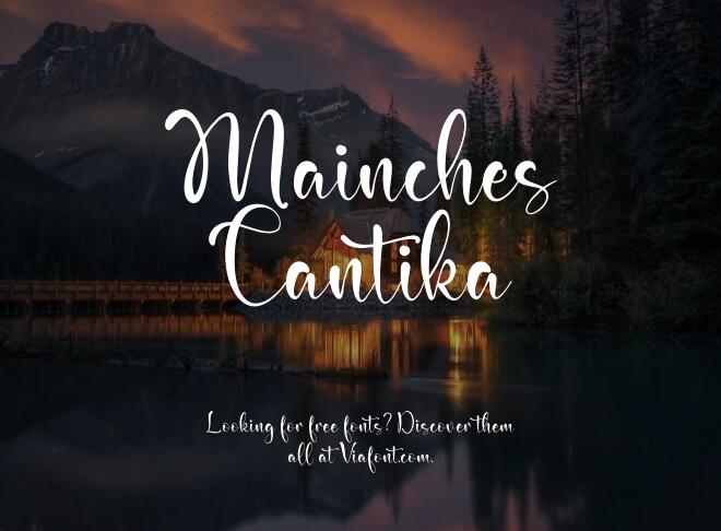Mainches Cantika Font