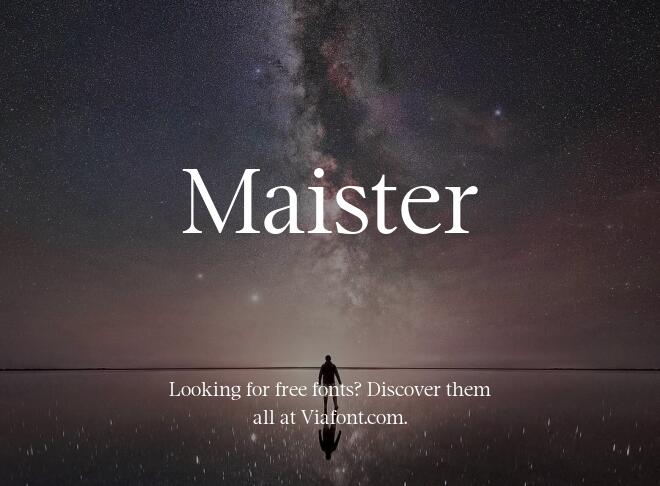 Maister Font