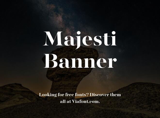 Majesti Banner Font