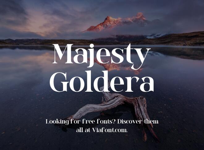 Majesty Goldera Font