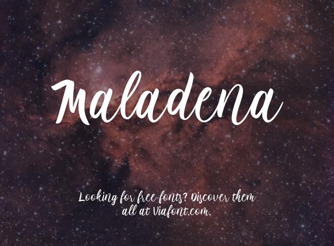 Maladena Font