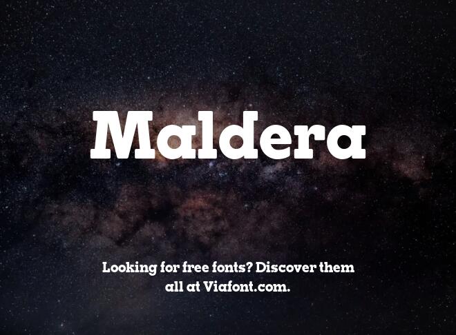 Maldera Font