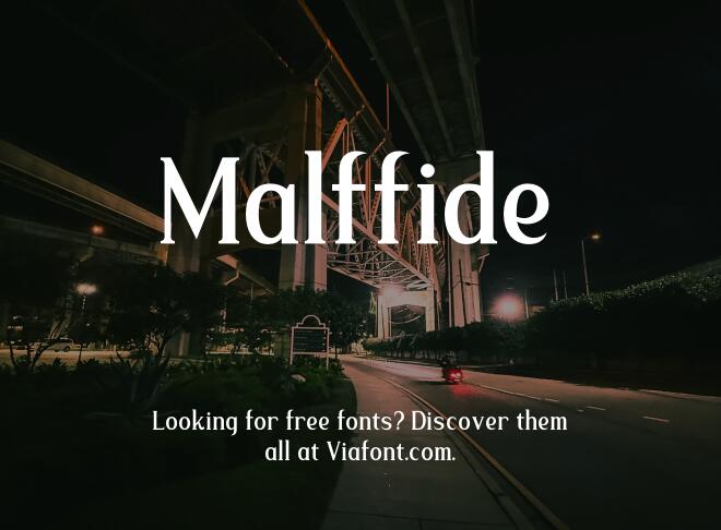 Malffide Font