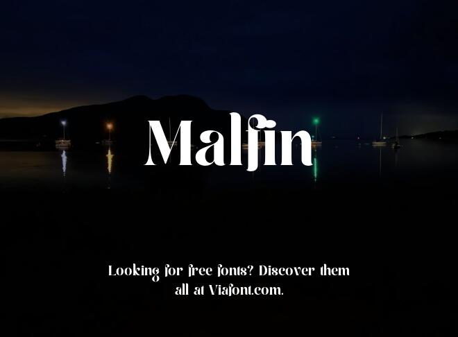 Malfin Font