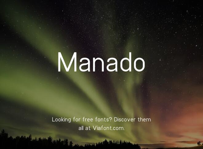 Manado Font