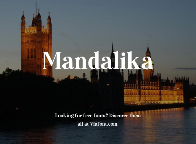 Mandalika Font