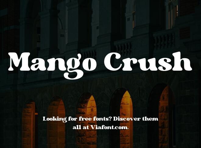 Mango Crush Font