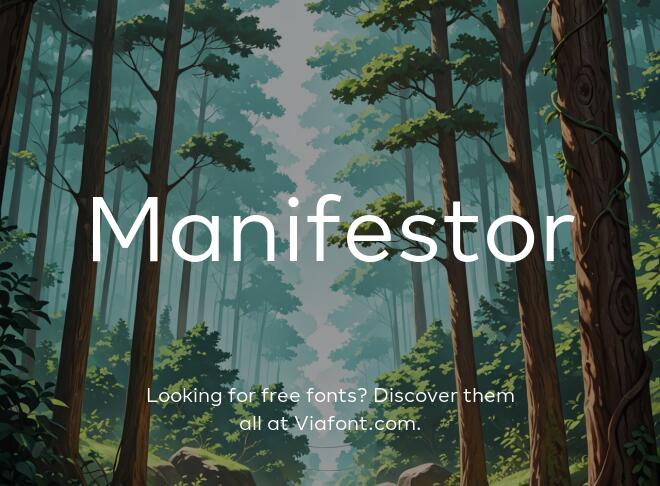 Manifestor Font