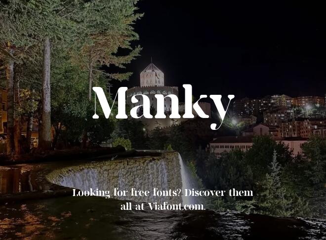 Manky Font