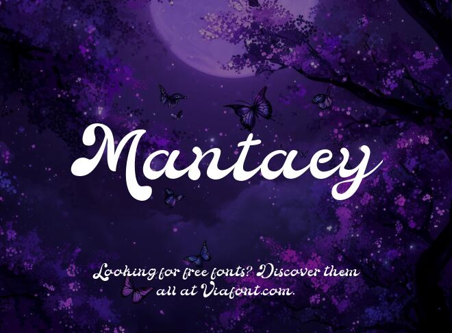 Mantaey Font