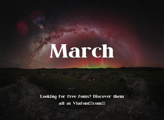 March Font