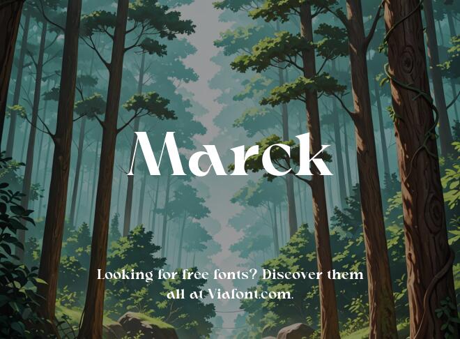 Marck Font
