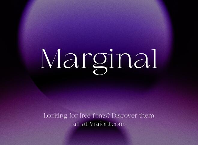 Marginal Font