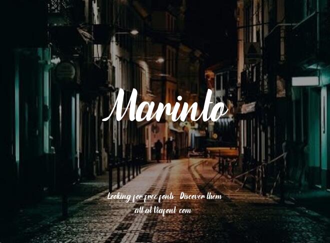 Marinto Font