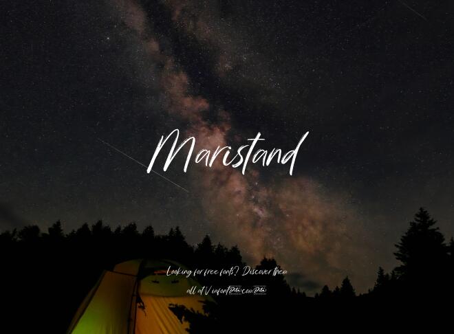 Maristand Font