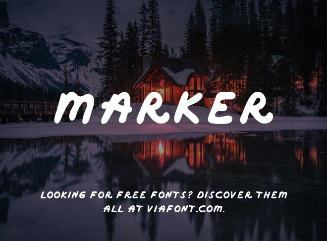 Marker Font