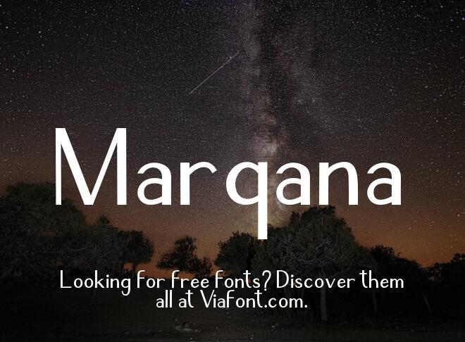 Marqana Font