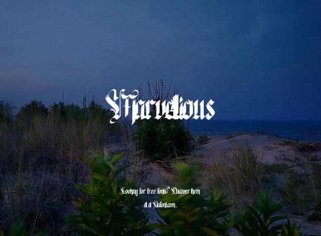 Marvellious Font