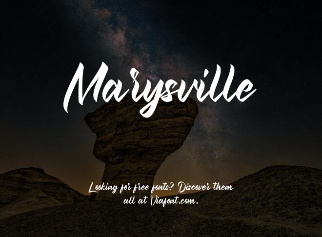 Marysville Font