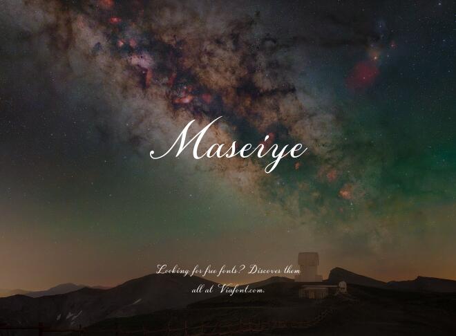 Maseiye Font