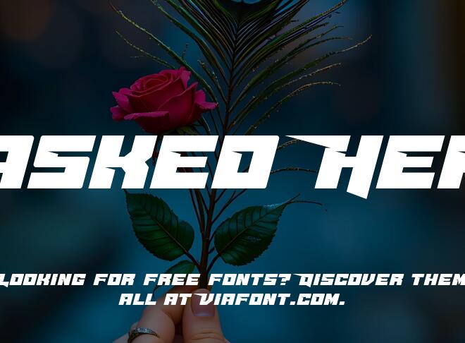 Masked Hero Font