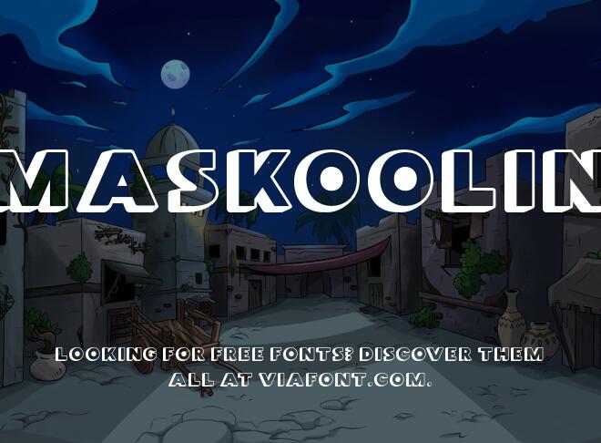 Maskoolin Font