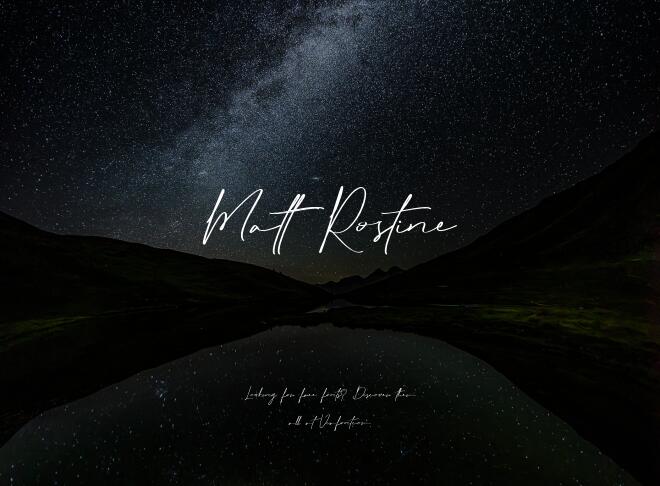 Matt Rostine Font